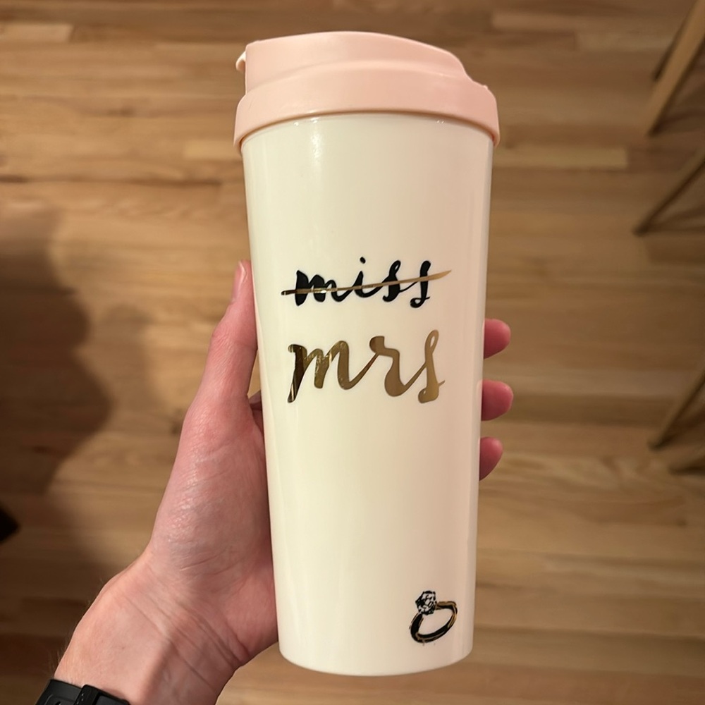 Kate Spade Miss ➡️ Mrs insulated tumbler
